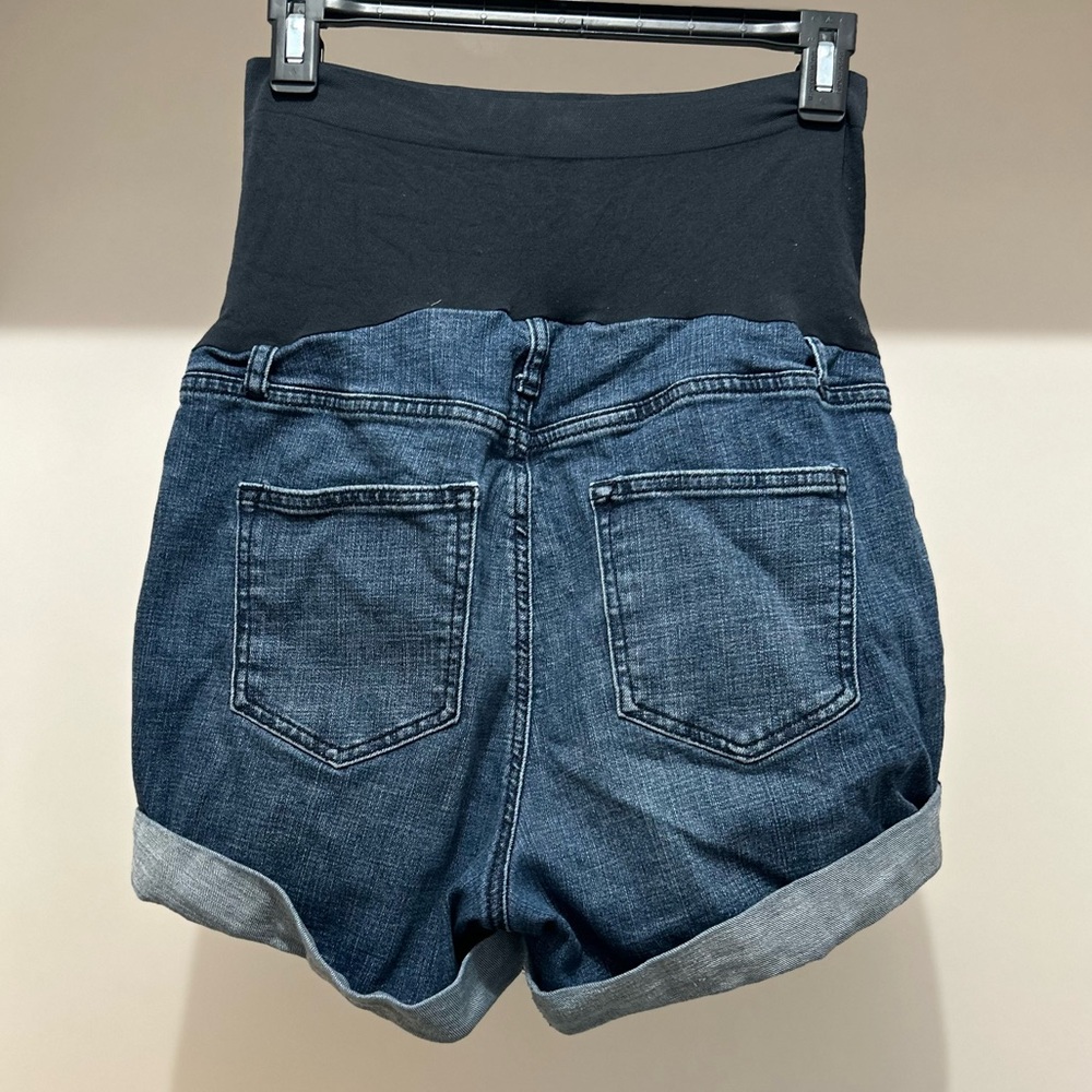 2 Pairs Sonoma Maternity Jean Shorts Size 12 - Picture 4 of 10